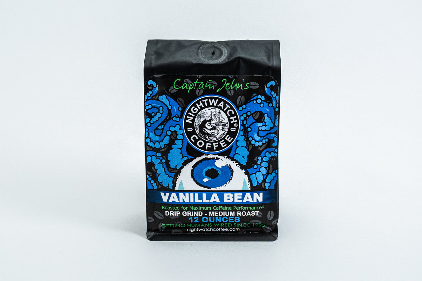 NightWatch Vanilla Bean Ground Coffee - 12 oz. Bag