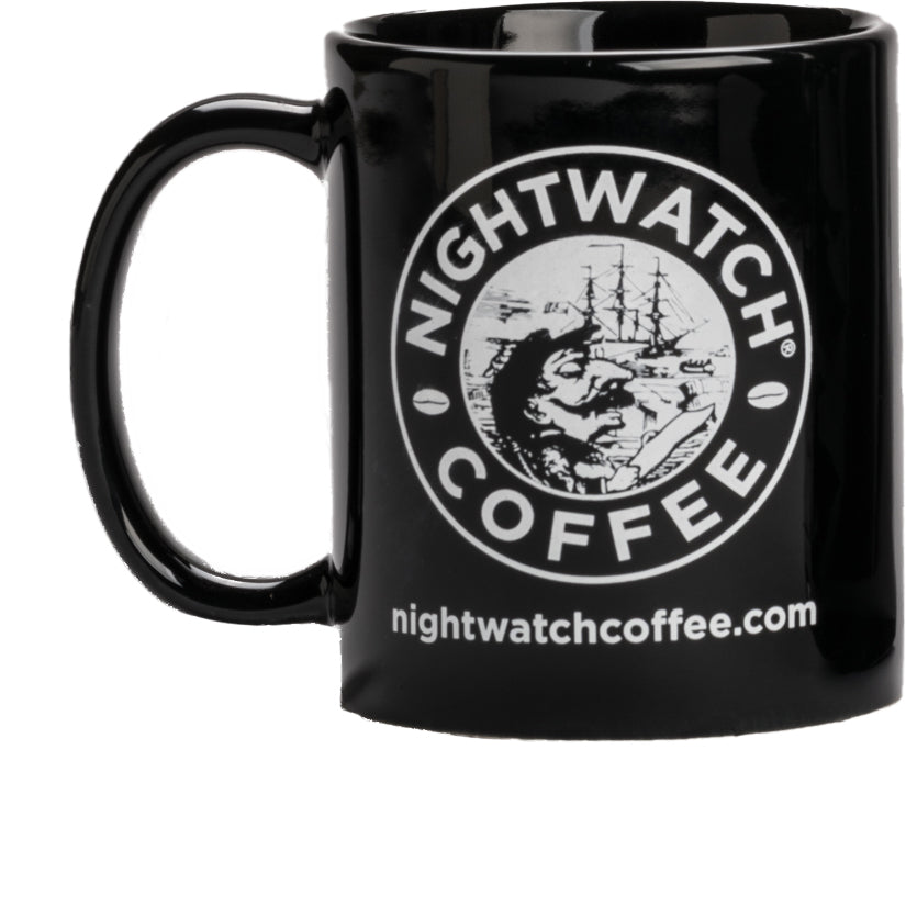 10 oz. Black NightWatch® Coffee Mug - Nightwatch Coffee Company