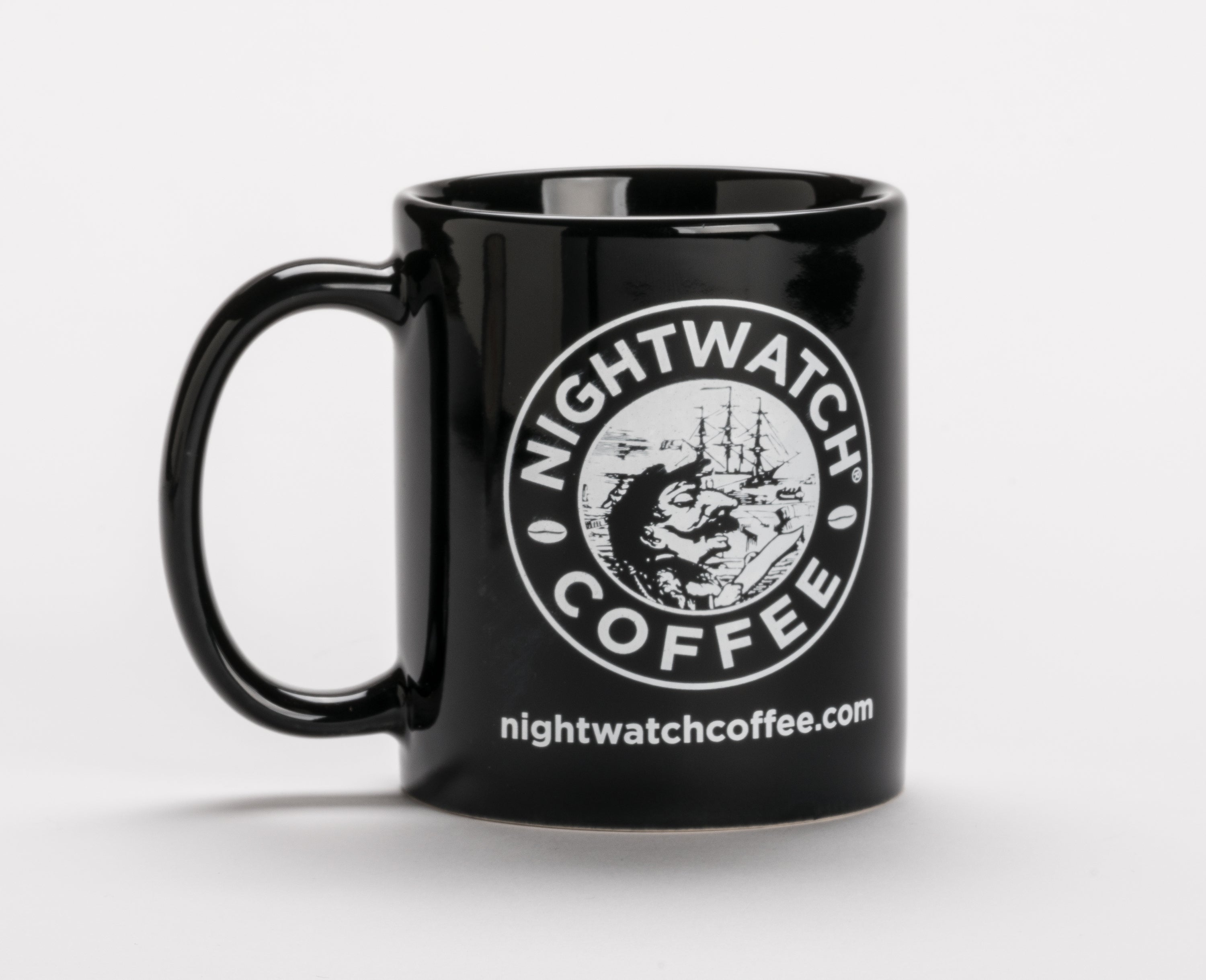 10 oz. Black NightWatch® Coffee Mug - Nightwatch Coffee Company