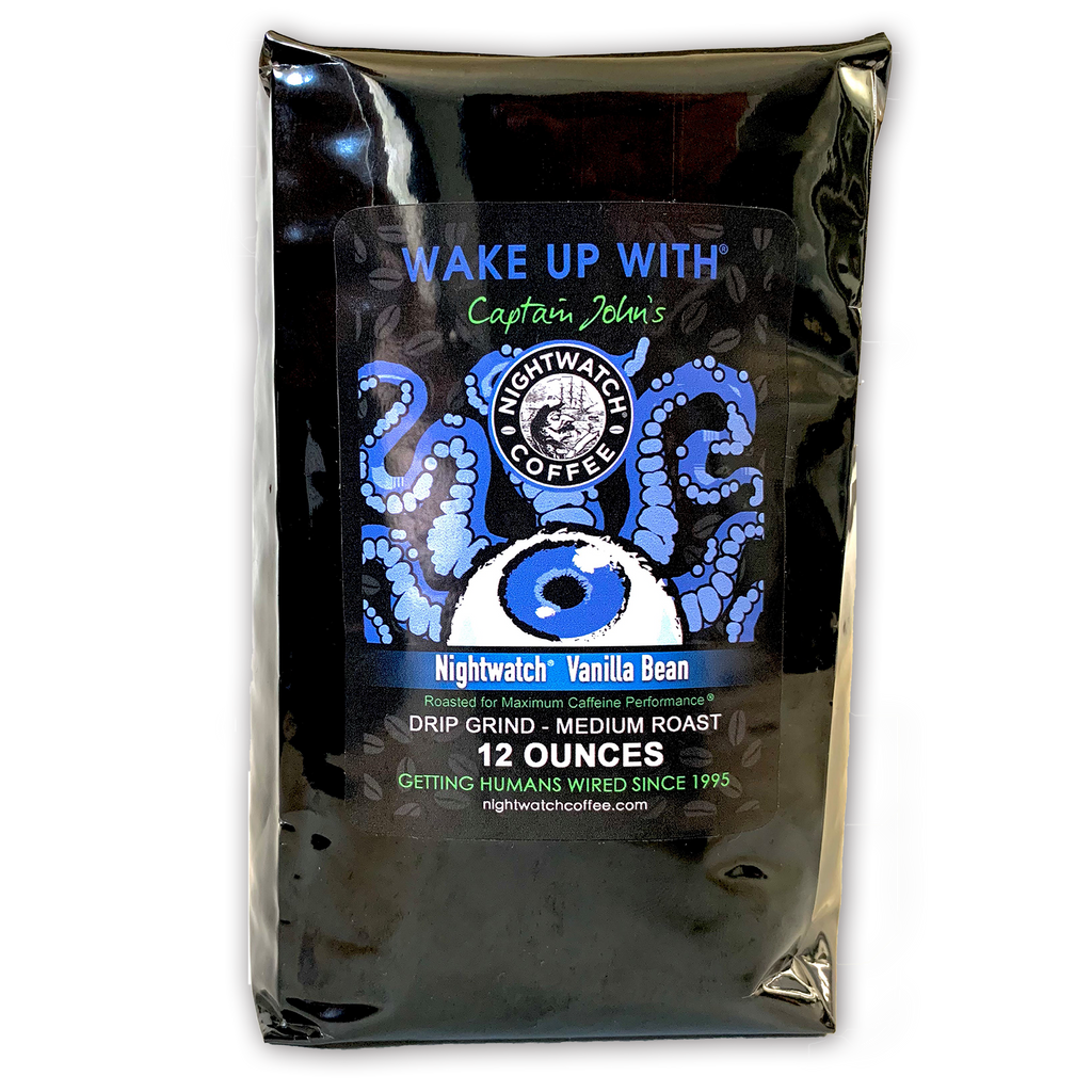 NightWatch Vanilla Bean Ground Coffee - 12 oz. Bag